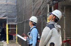 分譲マンション(広島市)大規模修繕工事中の安全衛生パトロール