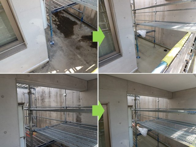 高圧洗浄ビフォーアフター